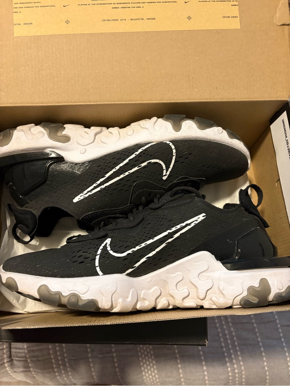 Nike Black and White Athletic Sneakers